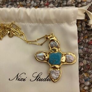 Nixie Studios Demie cross necklace - sold out